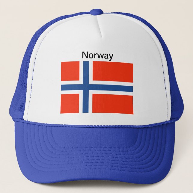 Camionero Gorra de la bandera de Noruega (Anverso)