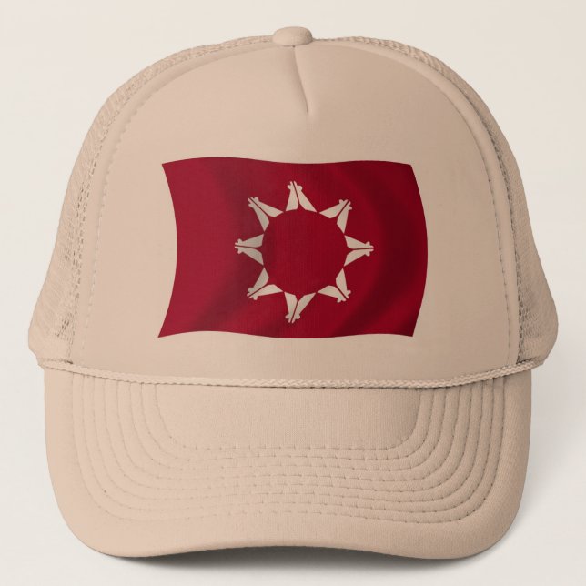Camionero Gorra de la bandera de Oglala Lakota (Anverso)