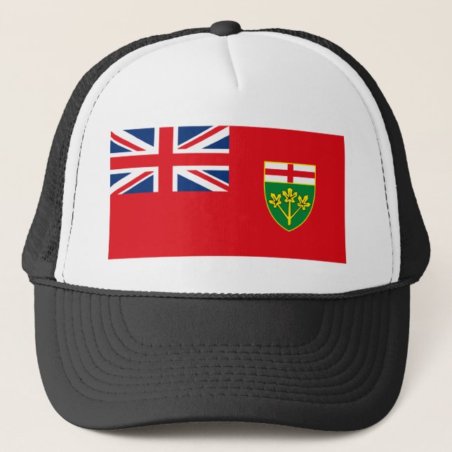 Camionero Gorra de la bandera de Ontario (Anverso)