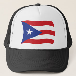 Camionero Gorra de la bandera de Puerto Rico