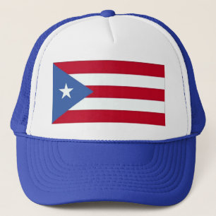 Camionero Gorra de la bandera de Puerto Rico