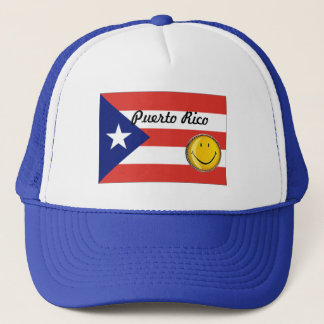 Camionero Gorra de la bandera de Puerto Rico - modificado