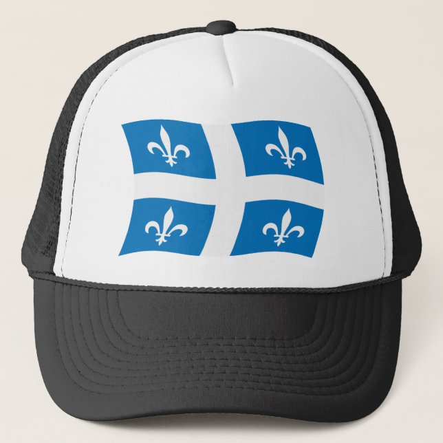Camionero Gorra de la bandera de Quebec (Anverso)