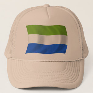 Camionero Gorra de la bandera de Sierra Leona