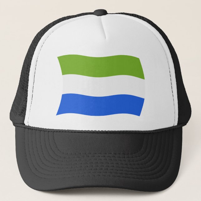 Camionero Gorra de la bandera de Sierra Leona (Anverso)