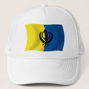 Camionero Gorra de la bandera de Sikhismo