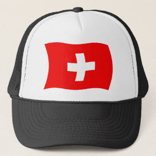 Camionero Gorra de la bandera de Suiza