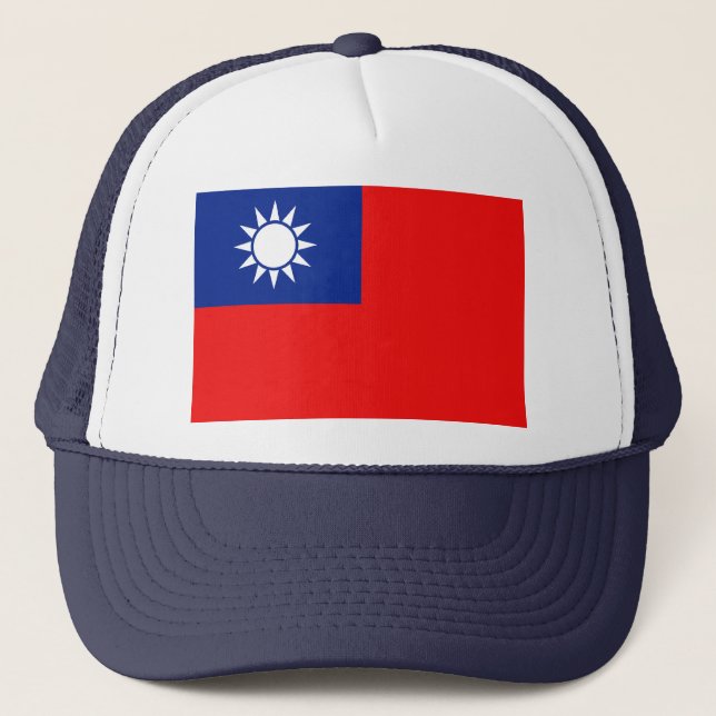 Camionero Gorra de la bandera de Taiwán (Anverso)