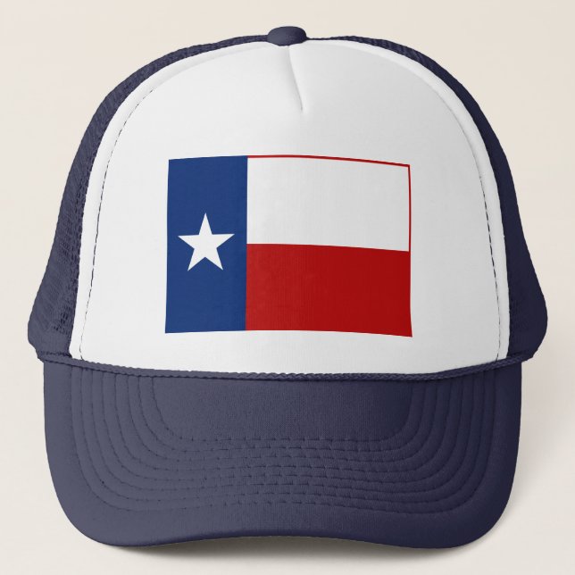 Camionero Gorra de la bandera de Tejas (Anverso)