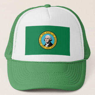 Camionero Gorra de la bandera de Washington