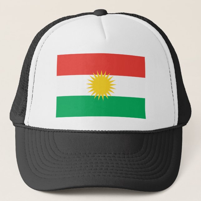 Camionero Gorra de la bandera del Kurdistan (Anverso)