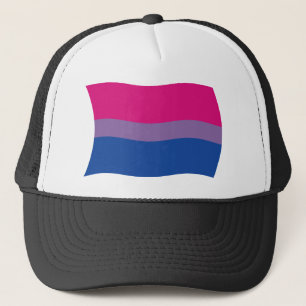 Camionero Gorra de la Bandera del Orgullo Bisexual