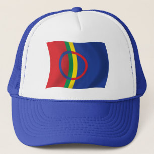 Camionero Gorra de la bandera del pueblo Sami