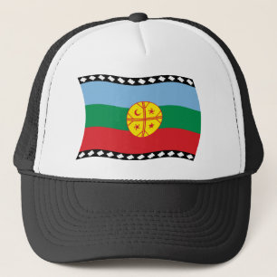 Camionero Gorra de la Bandera Mapuche