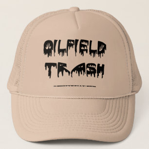 Camionero Gorra de la basura del campo petrolífero