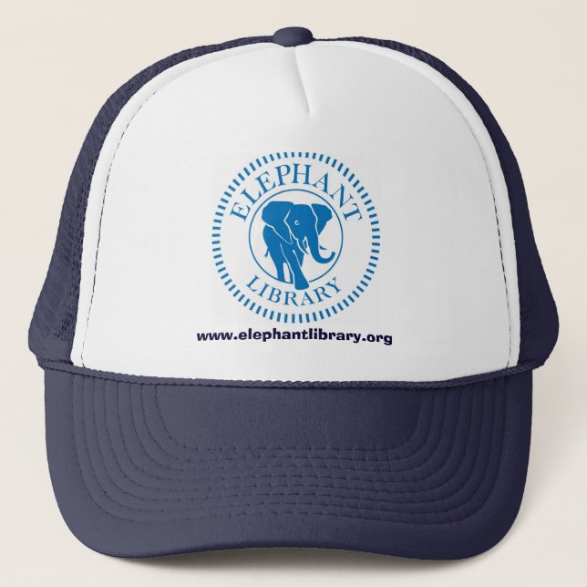 Camionero Gorra de la biblioteca del elefante (Anverso)
