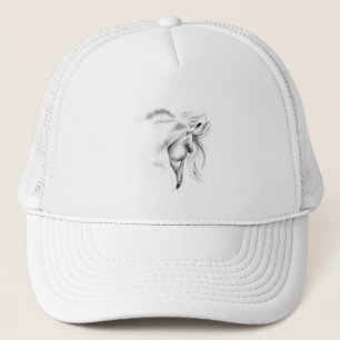 Camionero Gorra de la cabeza de caballo de Whte