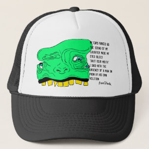 Camionero GORRA de la CARA del Goblin con el poema