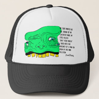 Camionero GORRA de la CARA del Goblin con el poema