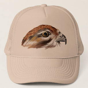Camionero Gorra de la cara del halcón