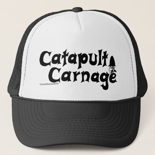 Camionero Gorra de la carnicería de la catapulta (Anverso)