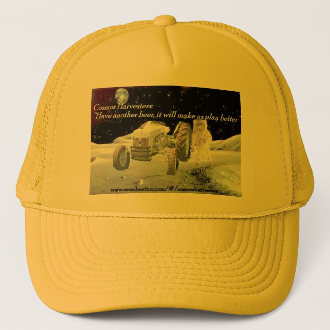 Camionero Gorra de la cerveza de las máquinas segadores del (Anverso)