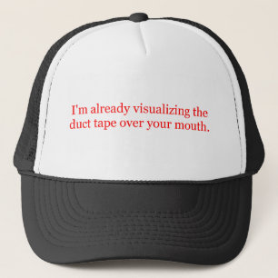 Camionero Gorra de la cinta aislante