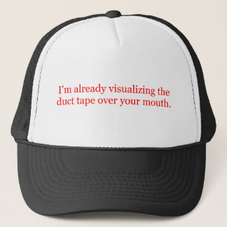 Camionero Gorra de la cinta aislante