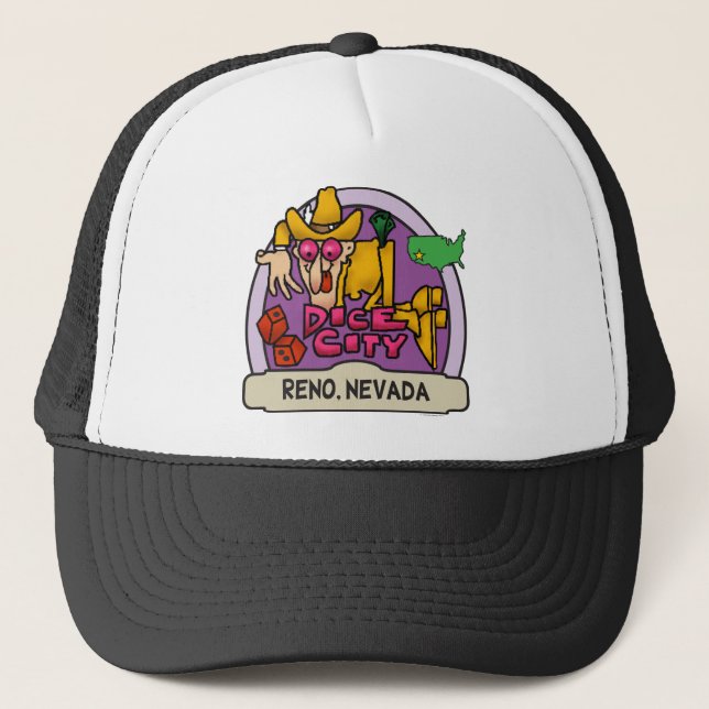 Camionero Gorra de la ciudad de los dados (Anverso)