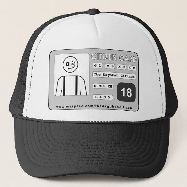Camionero gorra de la ciudadanía del dagobah (Anverso)