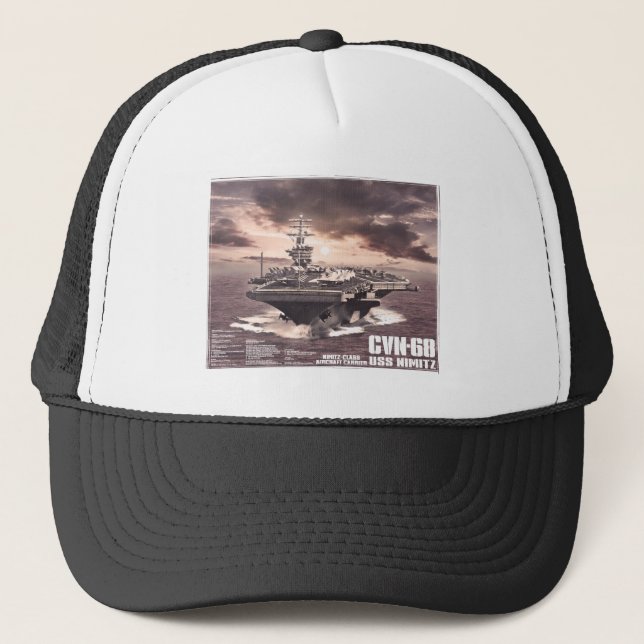 Camionero Gorra de la compañía aérea Nimitz (Anverso)