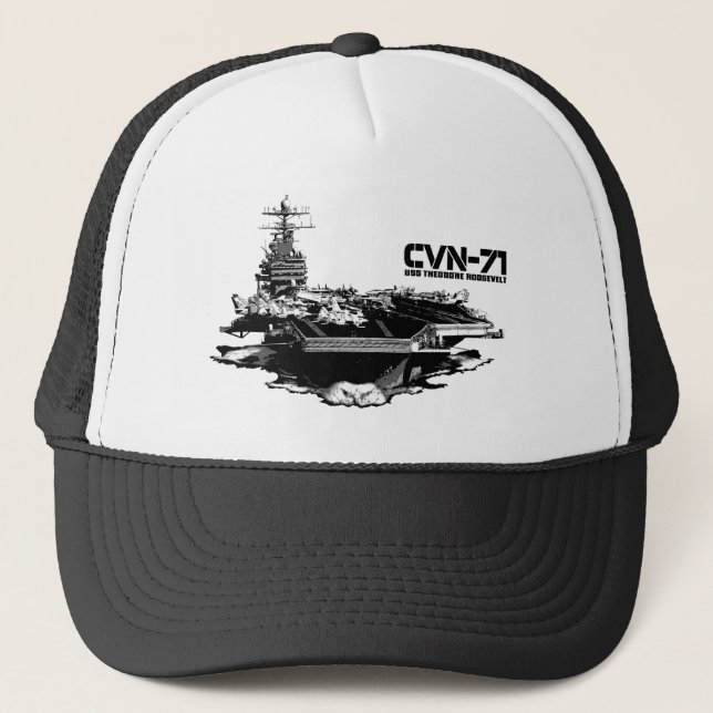 Camionero Gorra de la compañía aérea Theodore Roosevelt (Anverso)