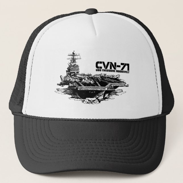 Camionero Gorra de la compañía aérea Theodore Roosevelt (Anverso)