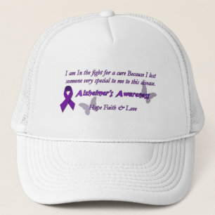 Camionero Gorra de la conciencia de Alzheimer