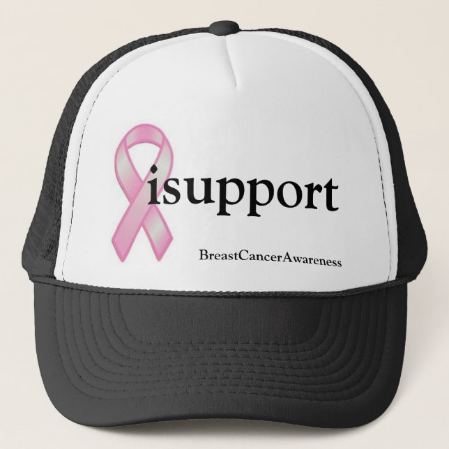 Camionero gorra de la conciencia del cáncer de pecho (Anverso)