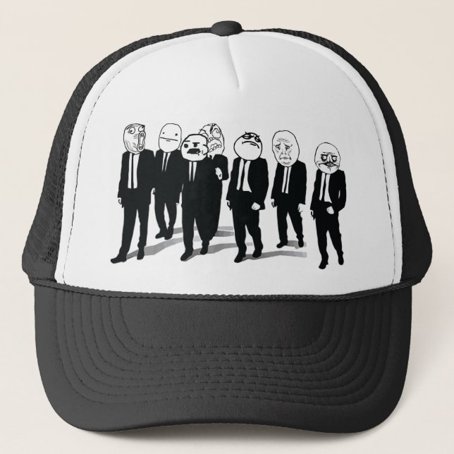 Camionero Gorra de la cuadrilla de la rabia (Anverso)