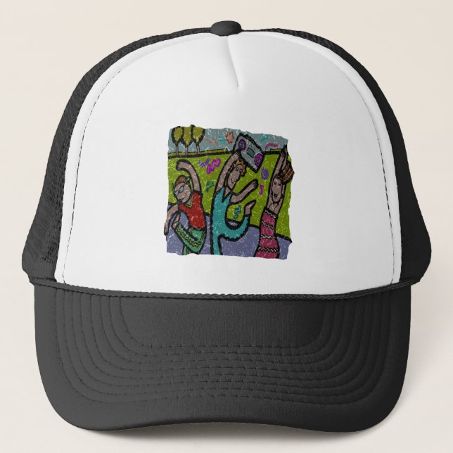 Camionero Gorra de la danza de Hip Hop (Anverso)