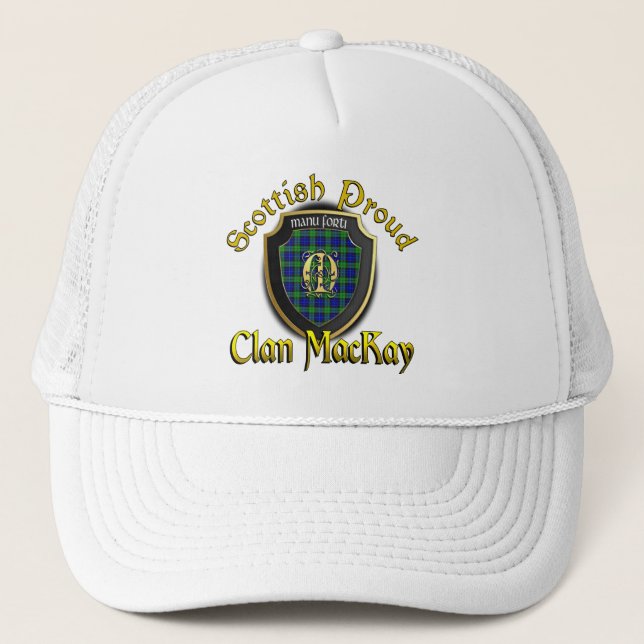 Camionero Gorra de la dinastía escocesa Clan MacKay (Anverso)