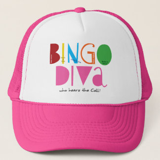 Camionero Gorra de la diva del bingo