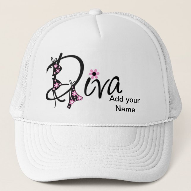 Camionero Gorra de la diva personalizado (Anverso)