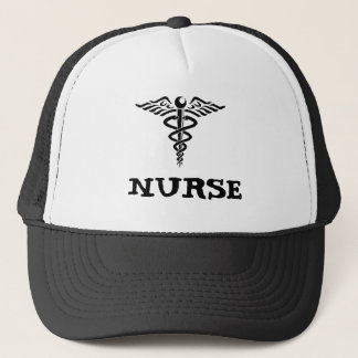 Camionero Gorra de la enfermera del caduceo
