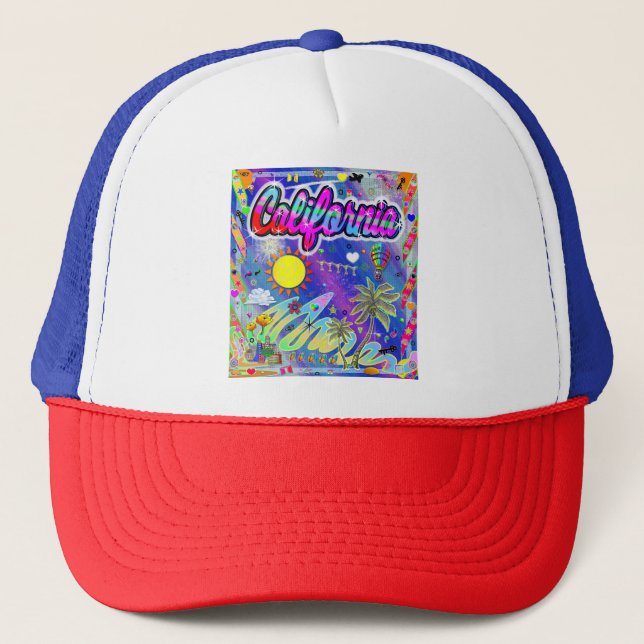 Camionero Gorra de la era de California Nu (Anverso)