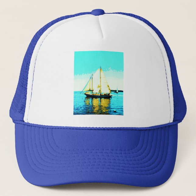 Camionero gorra de la escuela de vela (Anverso)