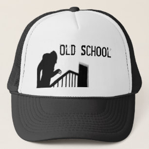 Camionero Gorra de la escuela vieja de la silueta de