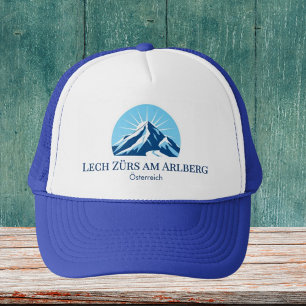 Camionero gorra de la estación de esquí de Lech Zürs Arlberg