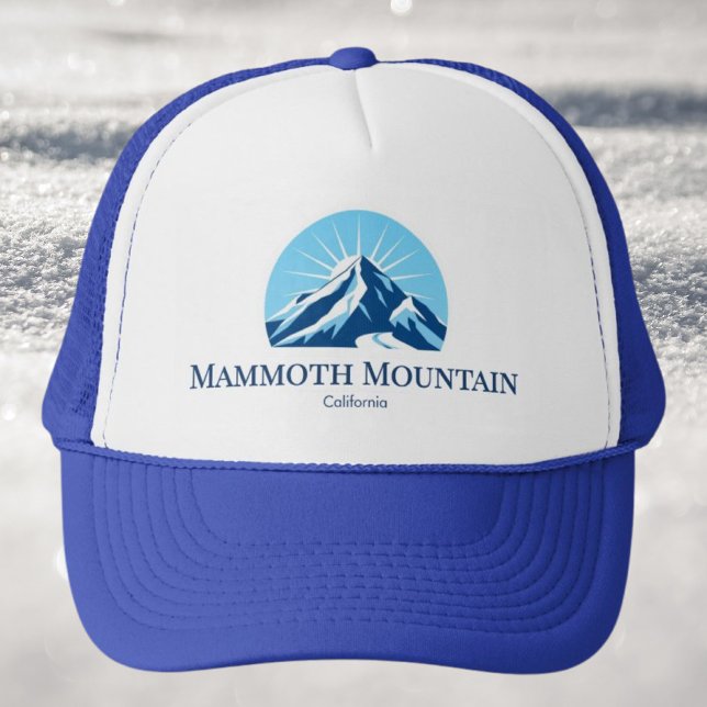 Camionero gorra de la estación de esquí Mammoth Mountain Cal (Subido por el creador)