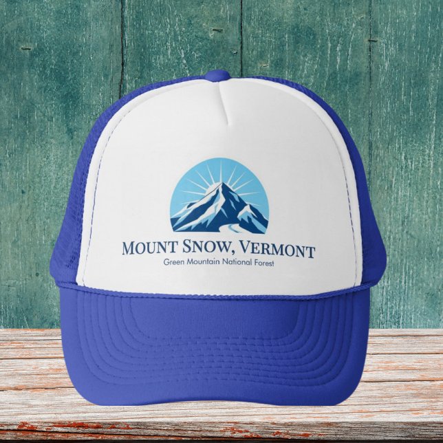 Camionero gorra de la estación de esquí Mount Snow Vermont (Subido por el creador)