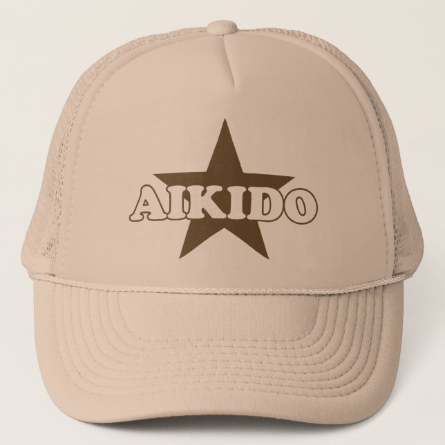 Camionero Gorra de la estrella del Aikido (Anverso)