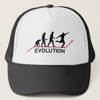 Camionero Gorra de la evolución del fútbol