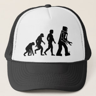 Camionero Gorra de la evolución del robot